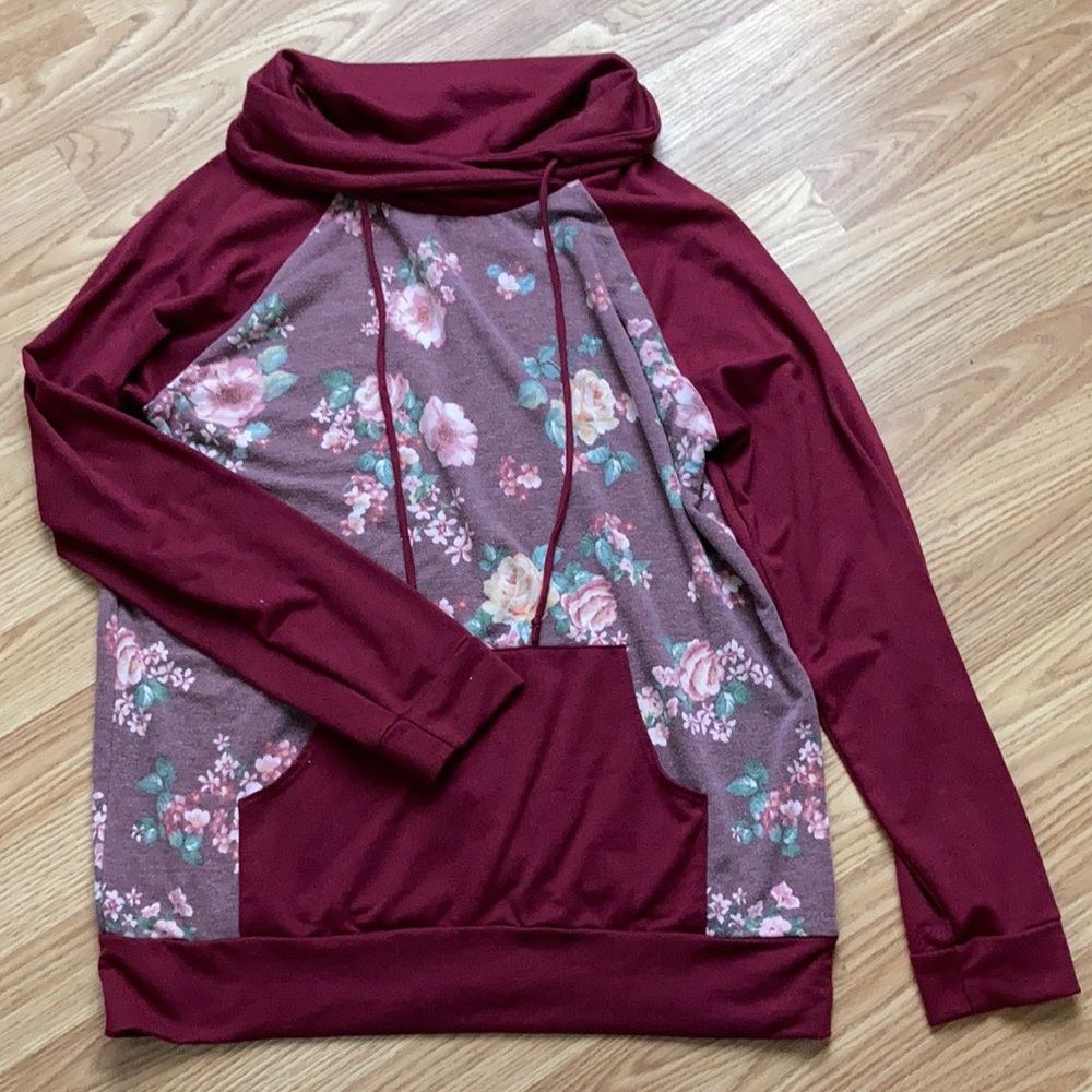 Floral sweatshirt